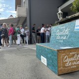 Le PLR de Sion et ses bancs itinérants.